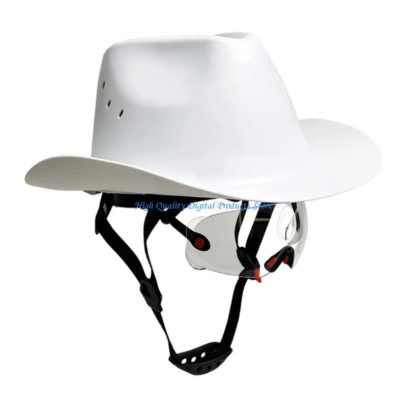 U2JE Side Opening Safety Helmet with HDPE Shell Adjustable Suspension and Adult Outdoor Use Support Daily Periods