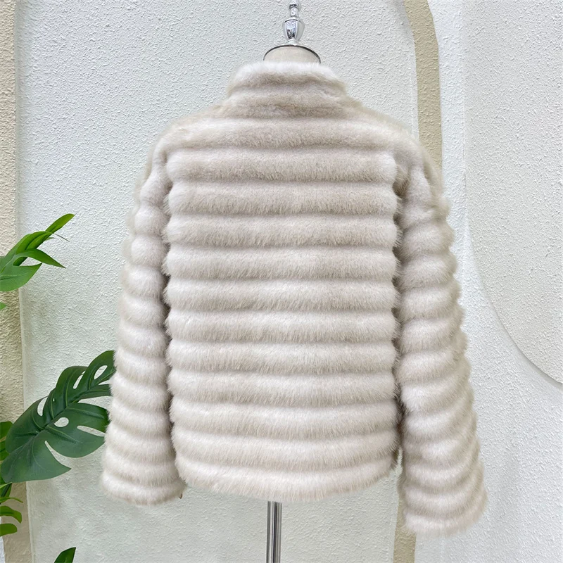 2026 inverno feminino casaco de pele do falso ins moda quente meninas casaco de pele feminino quente outerwear jaquetas de pele de vison falso