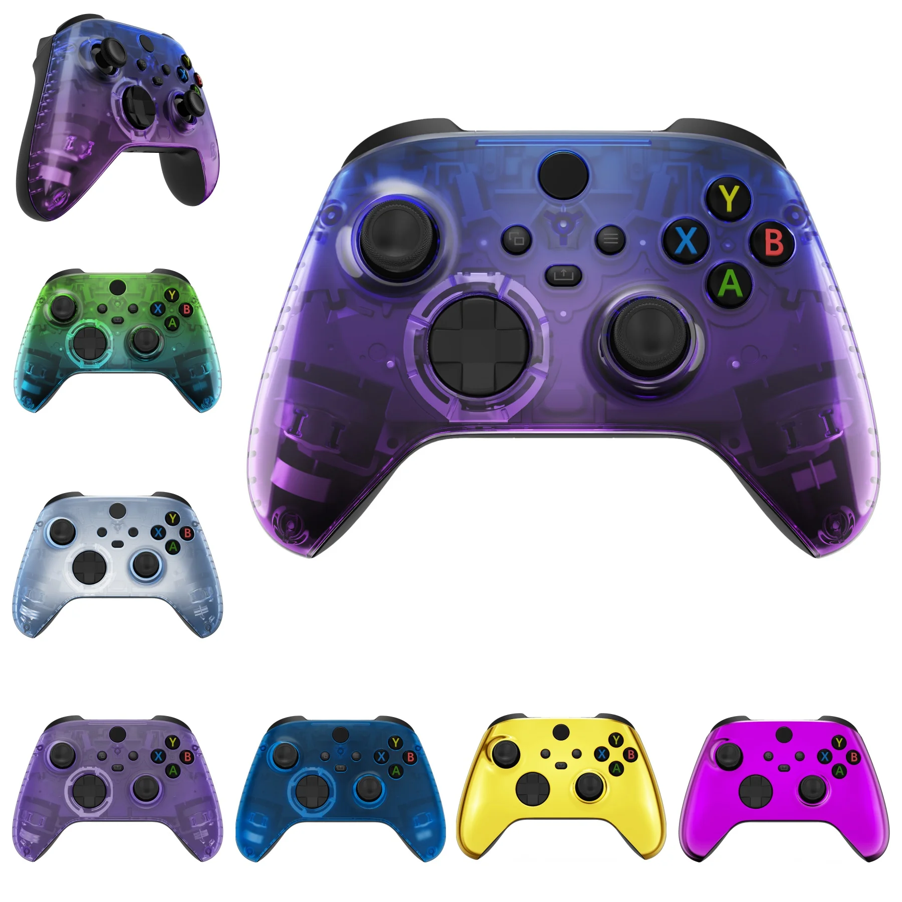 eXtremeRate Ersatz-Frontgehäuse, personalisierte Abdeckung, individuelle Frontplatte für Xbox Core Wireless Controller
