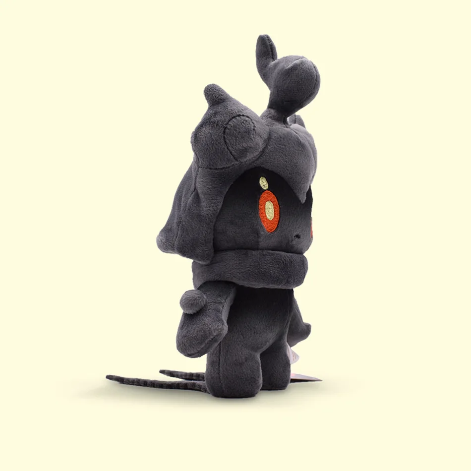 Pokémon Marshadow Pocket Monster Plush Toy, Animal de pelúcia, Brinquedos Anime fofos para crianças, Presentes de aniversário para crianças