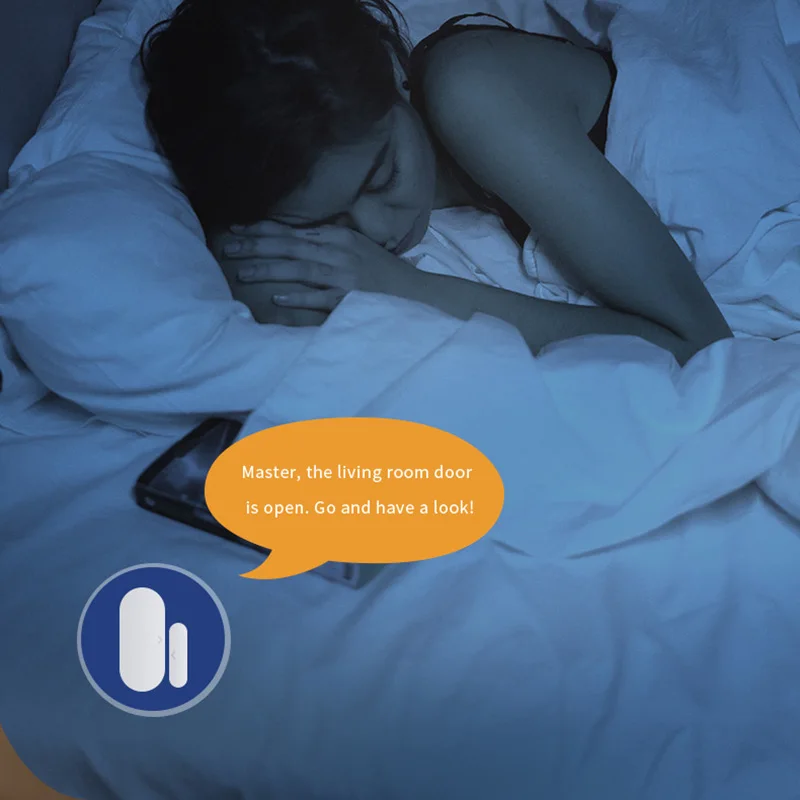 New Zigbee Door Sensor Window Detectors Magnetic Sensor Smart Home Security Protection Remote Monitor From APP