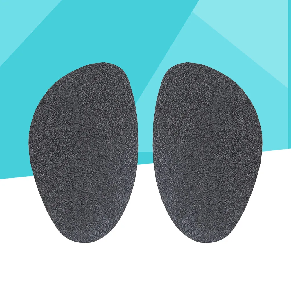 

1Pair High Heel Sole Protector Non Slip Shoe Grips Adhesive Backing for Slippy Surfaces Walking Comfort Size L Black