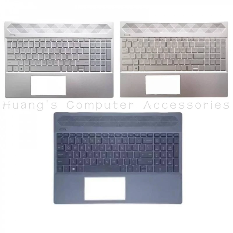A+New Original Backlit Palmrest Keyboard SR GD BL For HP 15-CS 15-CW TPN-Q208 TPN-Q210 Laptop