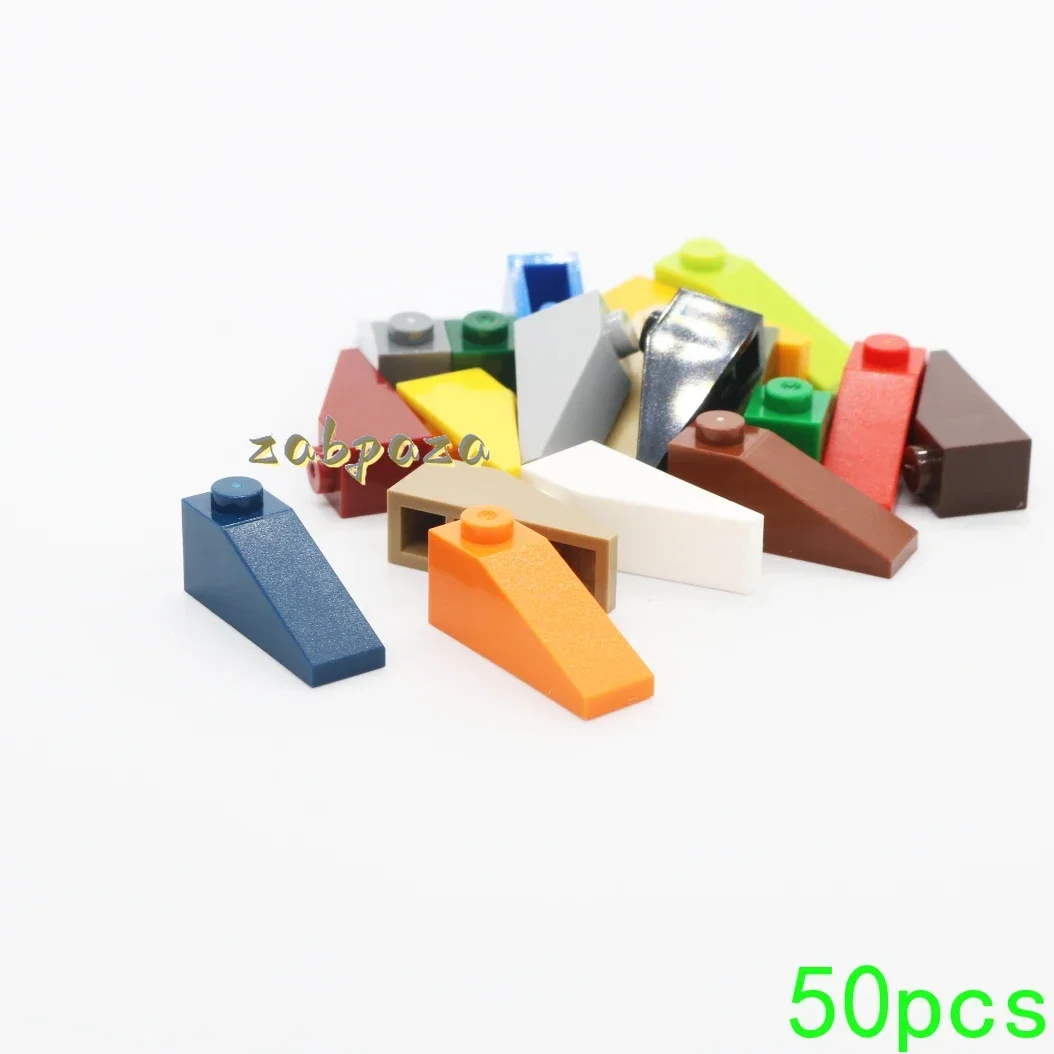 50PCS High-Tech Assemble Particle 4286 3x1 Inclined Brick Building Blocks Kit DIY Replaceable Part Children Toy