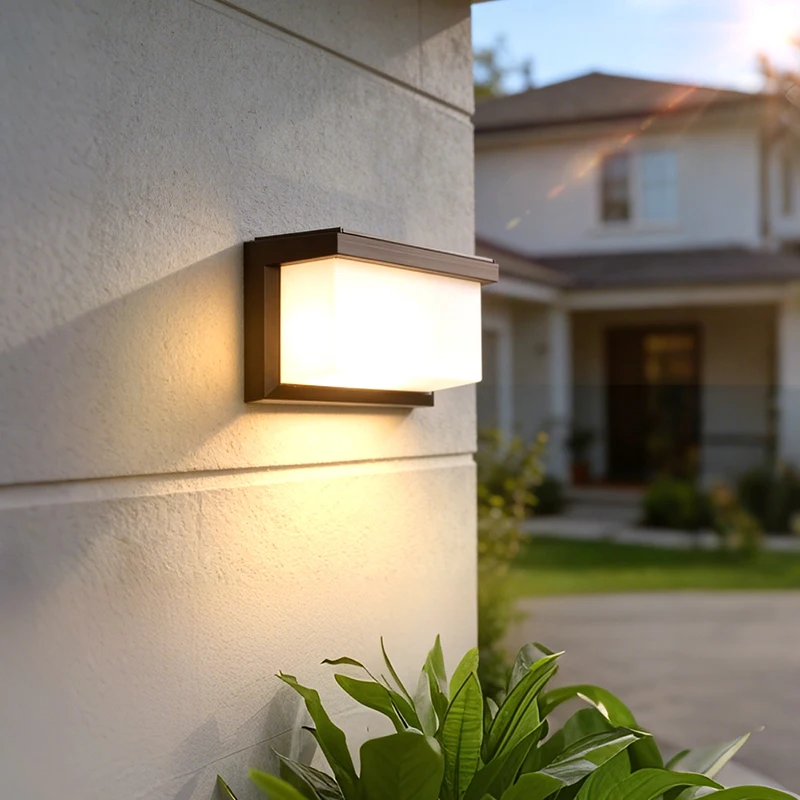 

LED Solar Light IP65 Waterproof Outdoor Garden Square Wall Lamp Outdoor Courtyard Garden Fence Lighting Wall Decoration Lamp