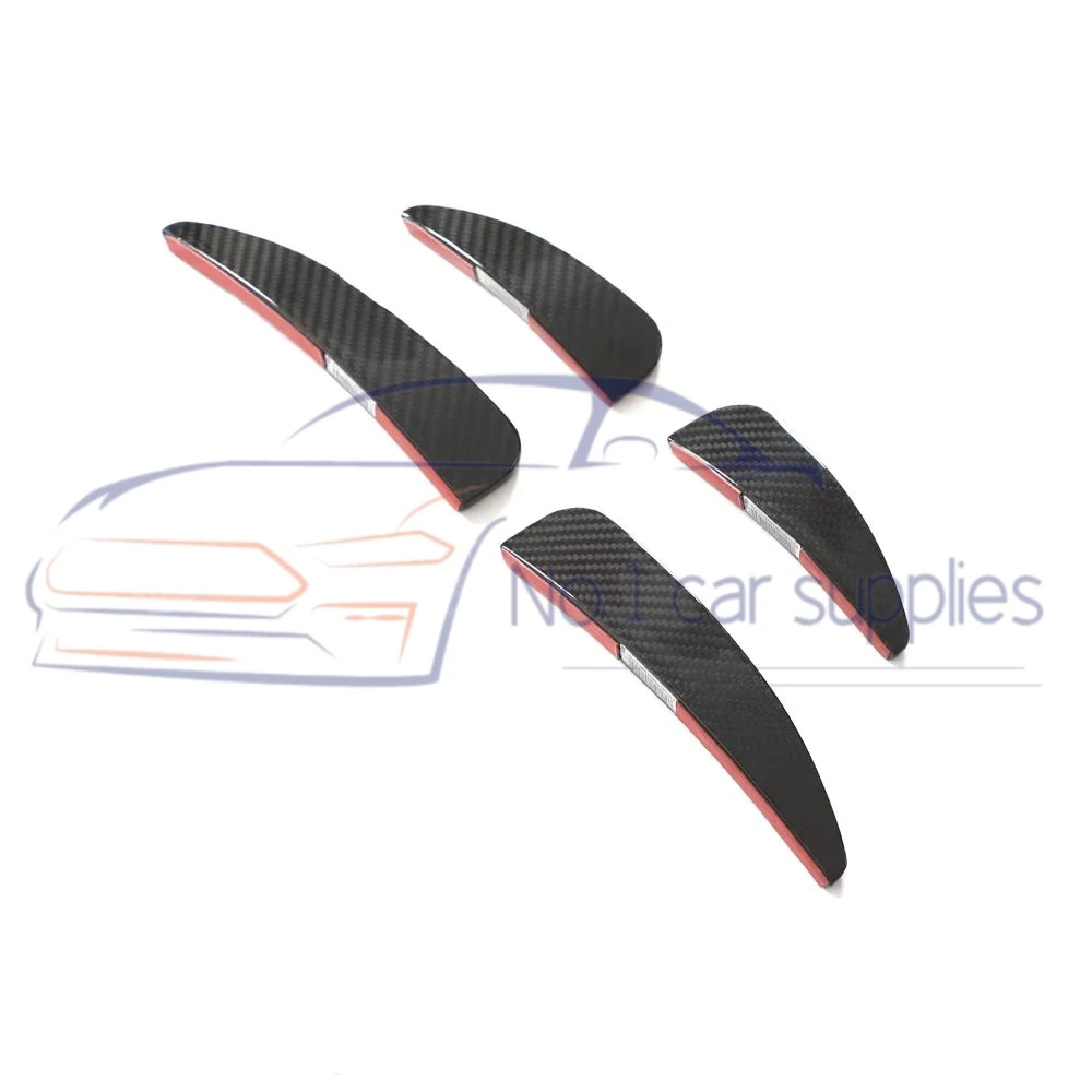 Top Material Front Canard 2023 Facelift New R8 Bumper Fins Dry Carbon Trim For R8 V10 GT Performance Coupe 2-door