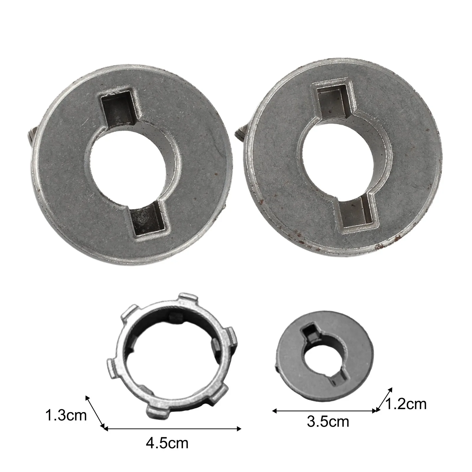 Silver Left Right Socket Wrench Set 2pcs For Honda HRC216 Lawn Mower Engine Maintenance Replacement Parts
