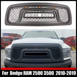 Modified  Radiator Trims Cover Racing Grill Grills Hood Mesh Front Grille Upper Bumper Grilles For Dodge RAM 2500 3500 2010-2019