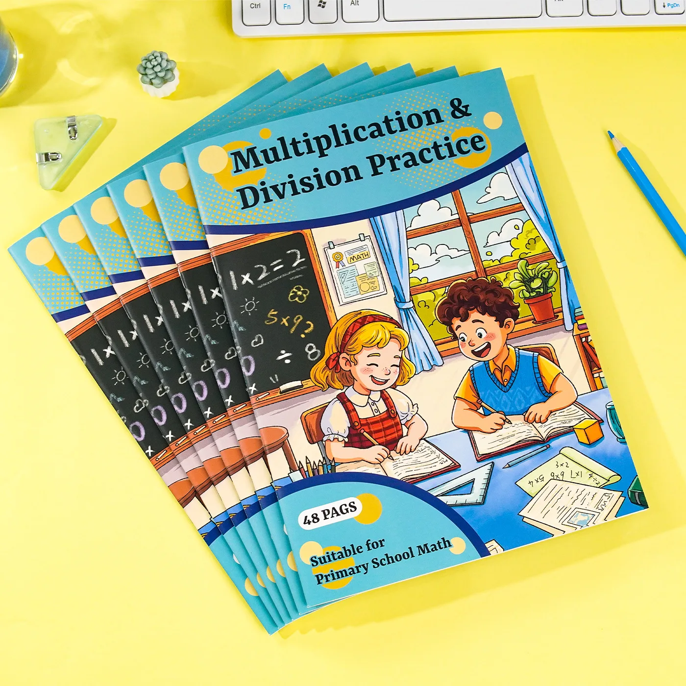 Multiplication & Division Practice: 48 Pages of Math Drills – Perfect for Primary School Students