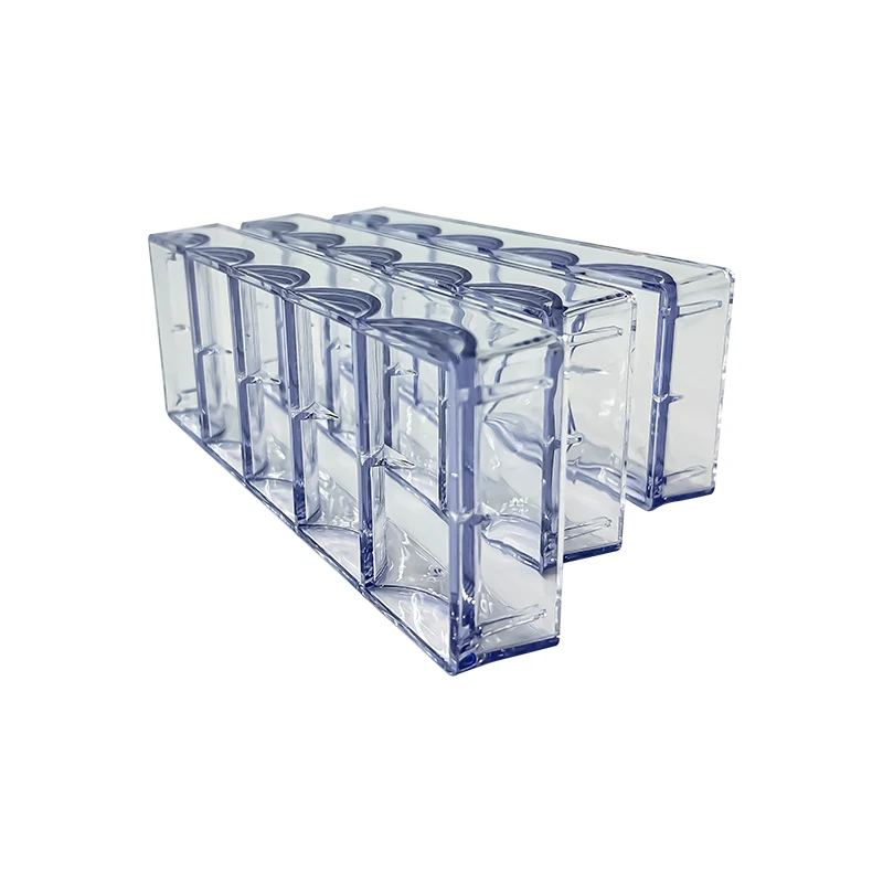 Clear Acrylic Poker Chip Rack, Transparent Chip Storage Display Case Holder, Casino Poker Chips Tray