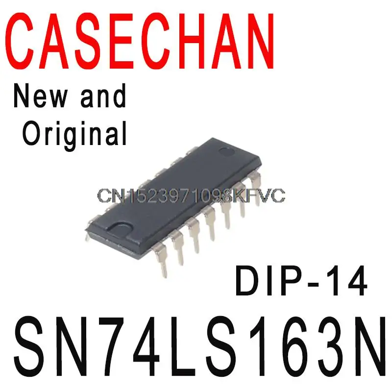 5PCS New and Original HD74LS163P 74LS163 DIP-14 Four-Bit Binary Synchronization Clear Count In Stock IC SN74LS163N