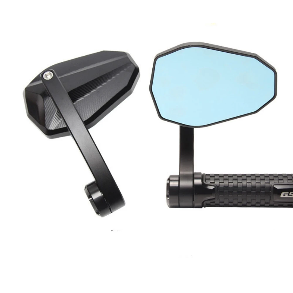 

Motorcycle Black Accessories Handlebar End Mirror Left Right Side Rotation For Kawasaki Z400 650 800 900 1000 1000SX