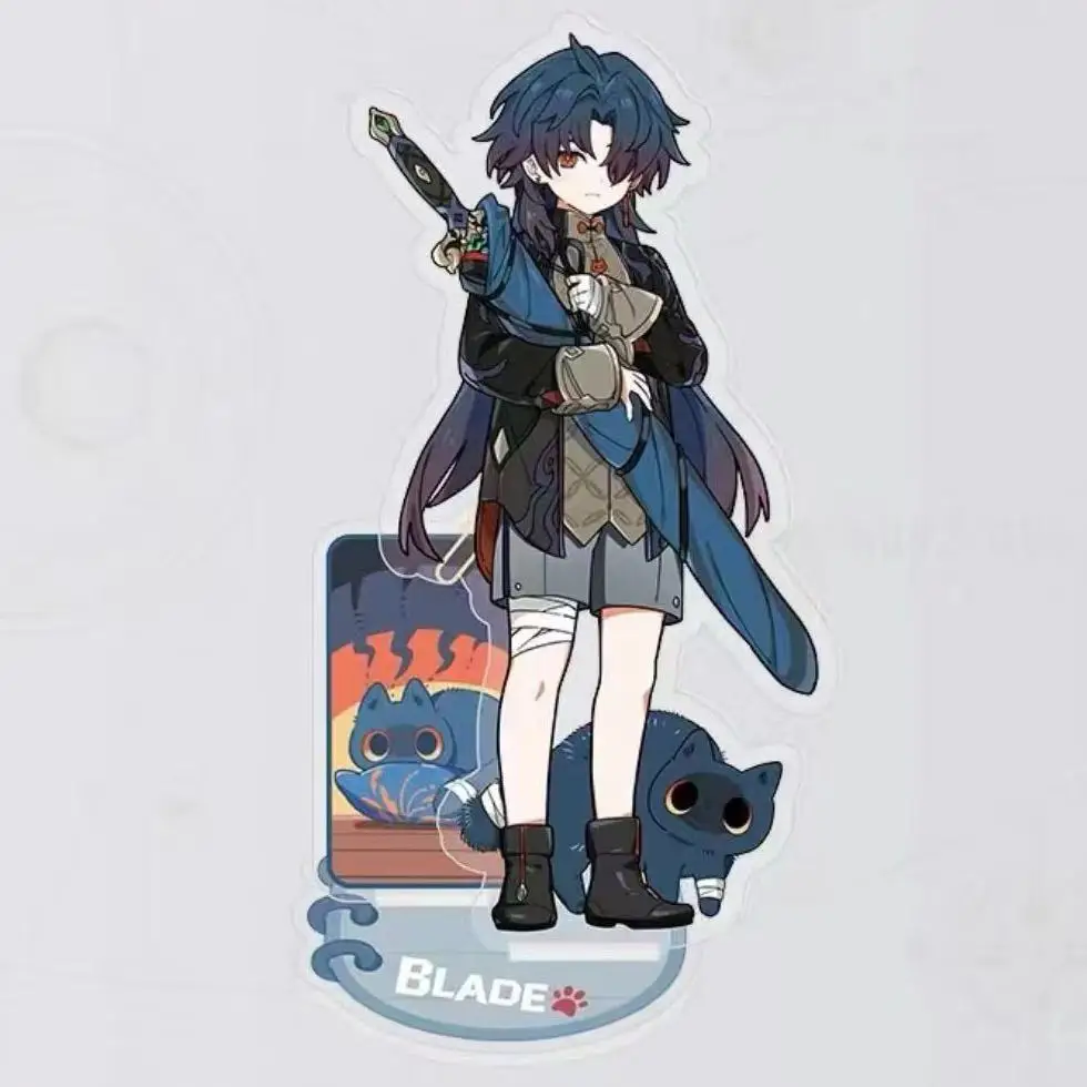 

Anime Honkai: Star Rail Blade Seele Silver Wolf Jing Yuan Luocha Kafka Cosplay Acrylic Standing Sign Mascot Xmas Gift Decoration