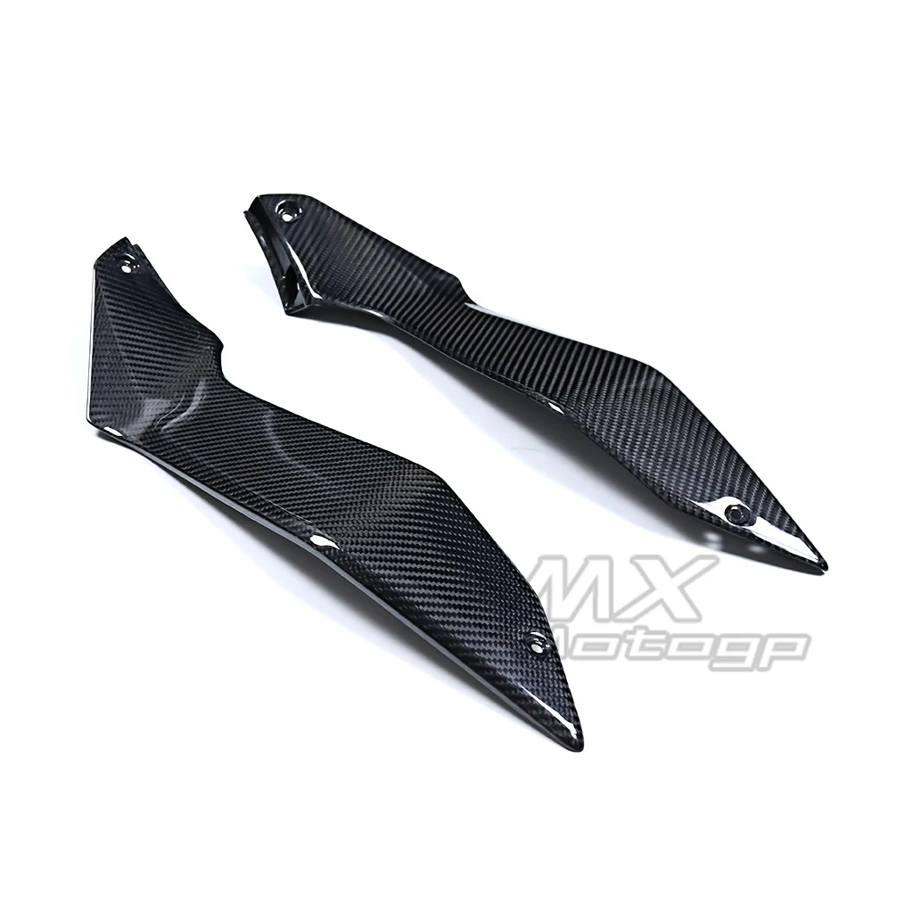 ZH2 2020-2025 カーボンタンクサイドシュラウド (No.310T) ZH2 For KAWASAKI Z H2 2020-2024 Real Carbon Fiber Tank Side Panels