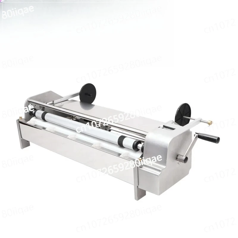 

50cm Hand crank wallpaper gluing machine 70cm stainless steel gluing machine wallpaper paste machine