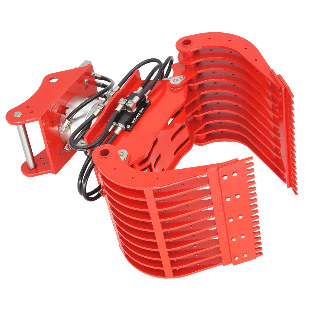 Kabolite K970 Hydraulic Grab Bucket 270° Rotate Metal Model For Huina 1/14 RC Hydraulic Excavator DIY Upgrade Parts