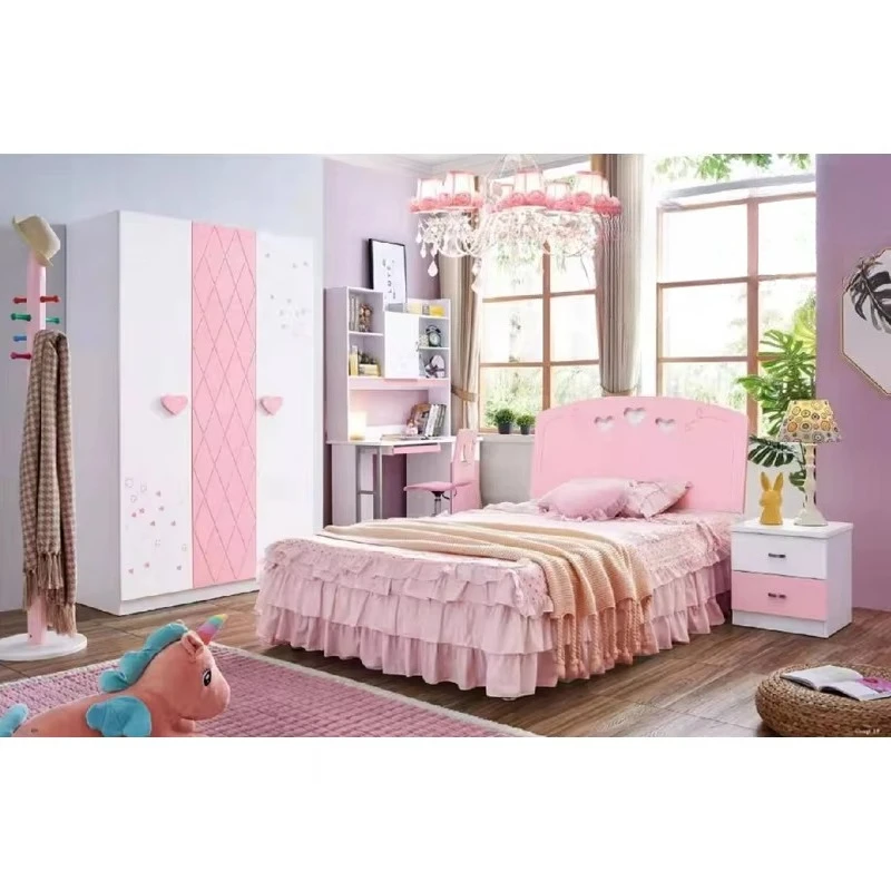 

Роскошный милый дизайн детской спальни, высококачественная мебель