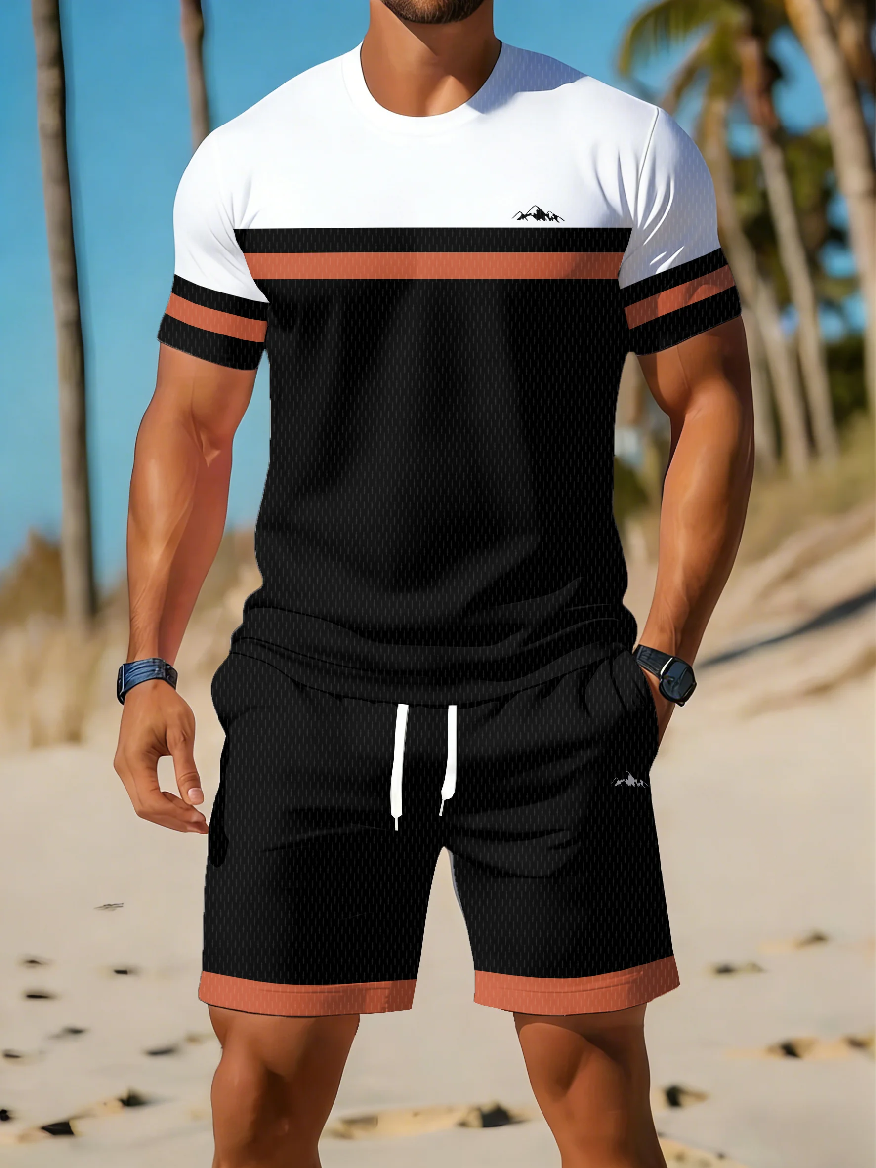 Summer Clothing For A Beach - Ensemble décontracté de t-shirt et short