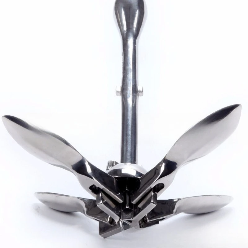 

Stainless steel folding anchor 0.7KG 1.5KG 316 material, umbrella anchor, boat accessories