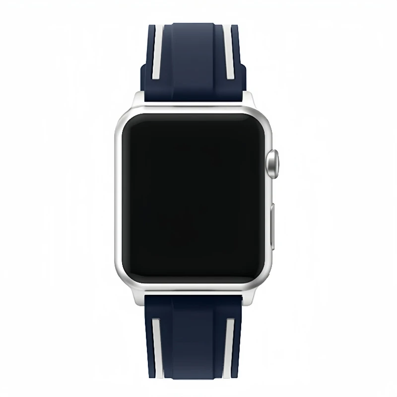 Силиконовая петля для Apple Watch Band 45 мм 41 44 40 49 38 46 42 мм Браслет Correa iWatch Series 10 9 8 SE 7 6 5 4 3 ultra2 Ремешок