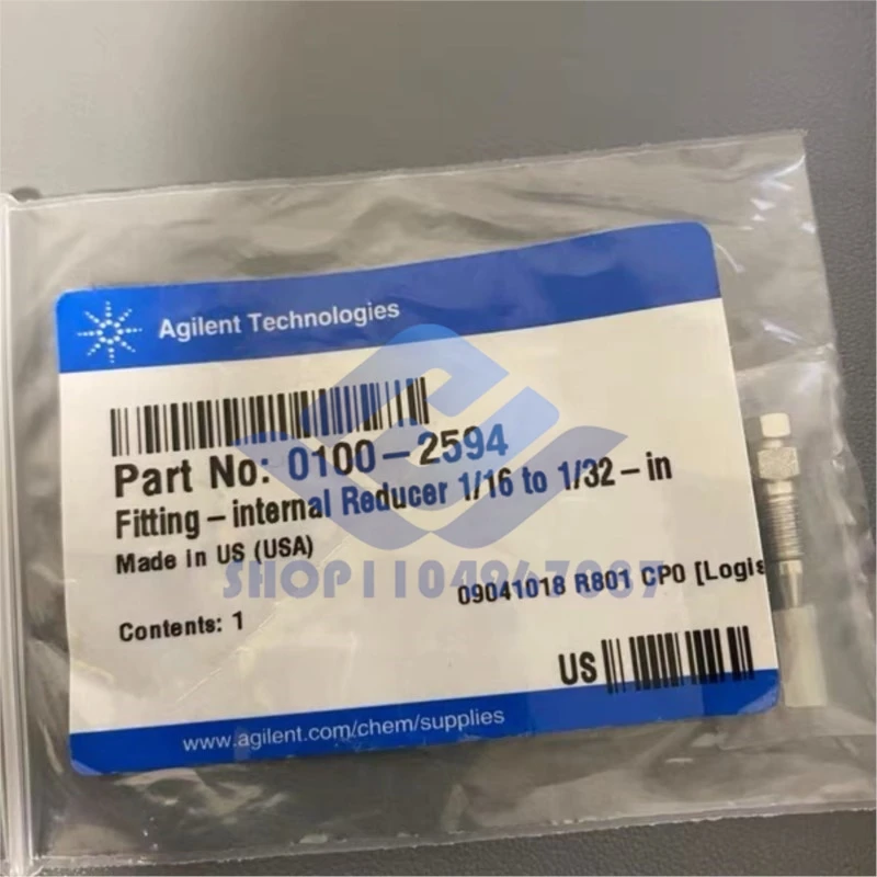 

For Agilent 0100-2594 Reducer Bore Thru Bore Fitting 1/16 to 1/32, New Fitting, Internal Reducer