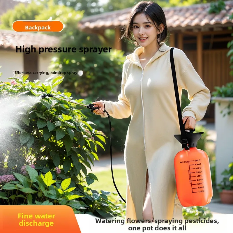 

Somenie 5L High Pressure Backpack Sprayer Shoulder Carry Agricultural Garden Watering Can Household Disinfectant Sprayer