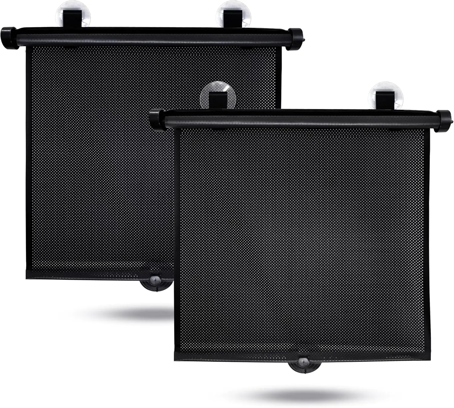 

Car Window Shades for Baby 2 Pack - Upgraded Side Shades with Strong Suction Cups & Large Clips, Baby Car Accessories 15x17