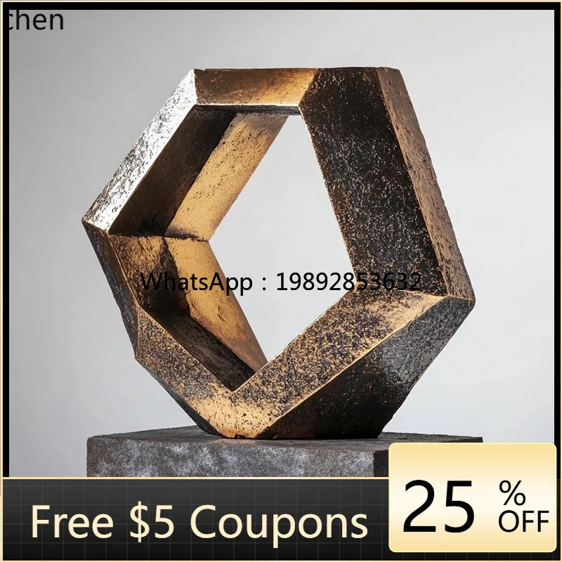 

Retro Creative Geometric Ornaments Model Room Hotel Lobby Living Room Crafts Study Office Decorations