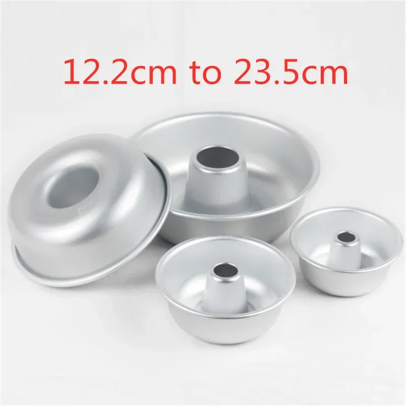Pudding mousse Cake Mold Donut Pan Anodized Aluminum Alloy Kitchen Mould Bakery Baking Decoration Tin Ring Tools Baking Mold
