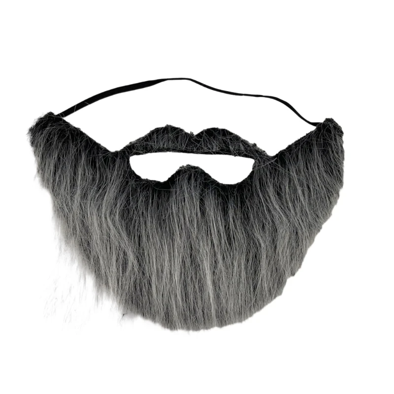 

Hair Disguise Accessories Long Fluff Beards Cosplays Props Halloween Fake Beard