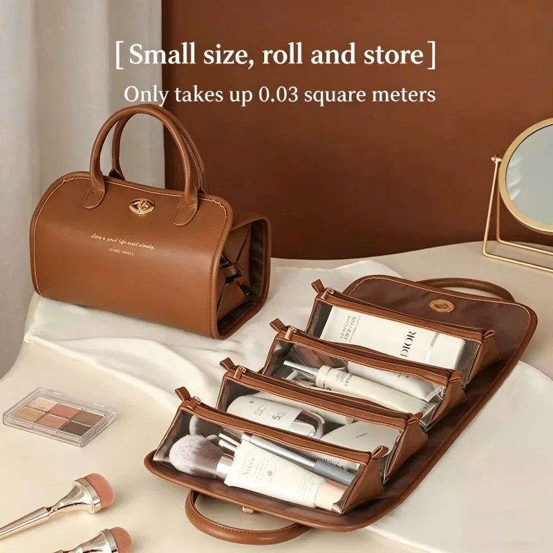 

Storage bag, four in one makeup bag, travel toiletry bag, cosmetics storage bag, high beauty four in one makeup bag