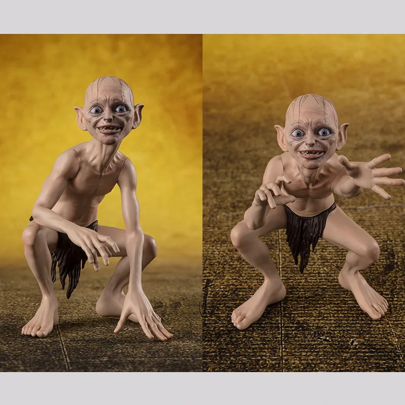 Bandai genuíno s.h. figuarts anime figura frodo baggins & gollum 120mm figura de ação brinquedos para meninos crianças presente modelo colecionável