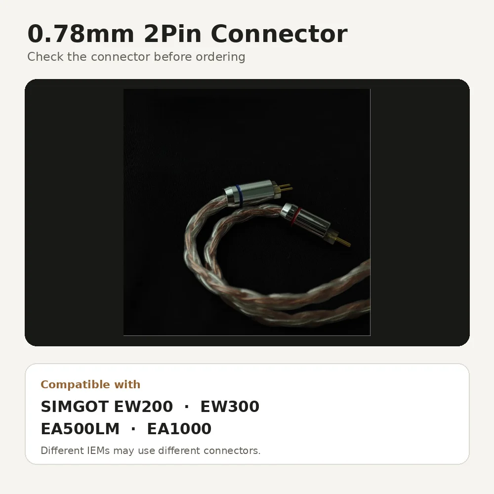 4.4mm バランス ケーブル 1.2m 2.0m 低音強化
