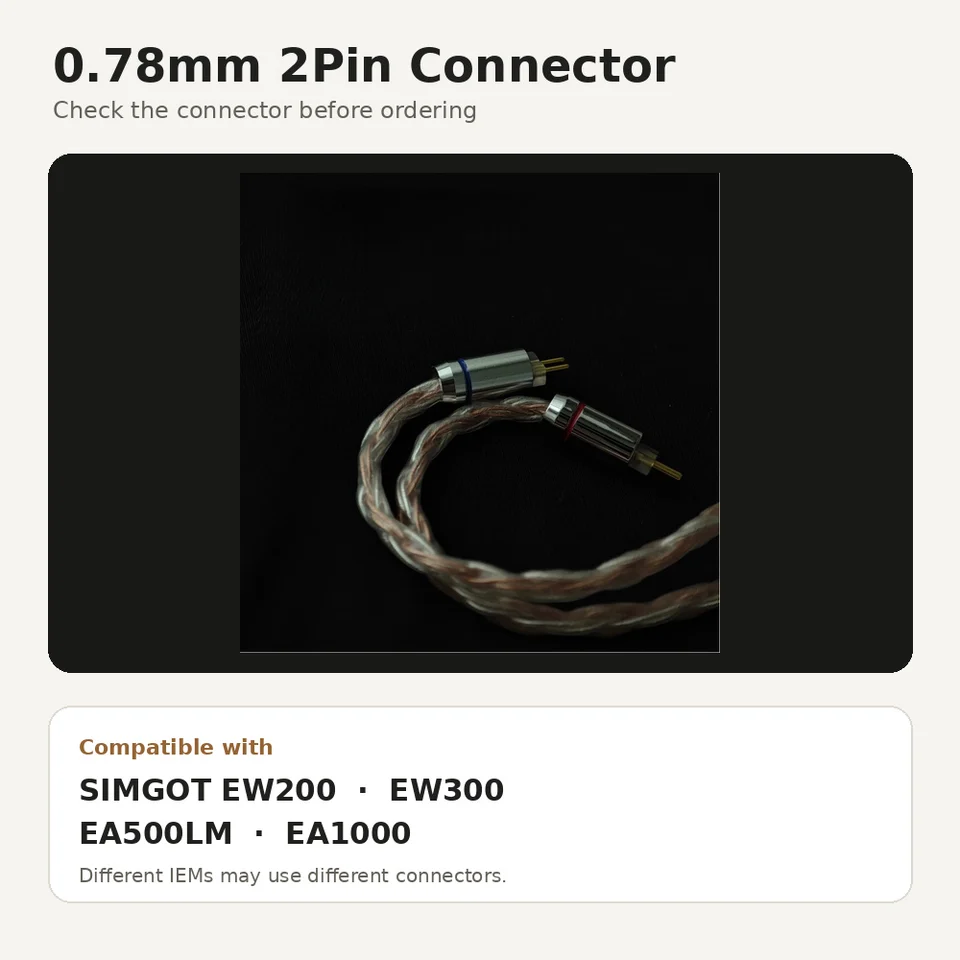 4.4mm バランス ケーブル 1.2m 2.0m 低音強化