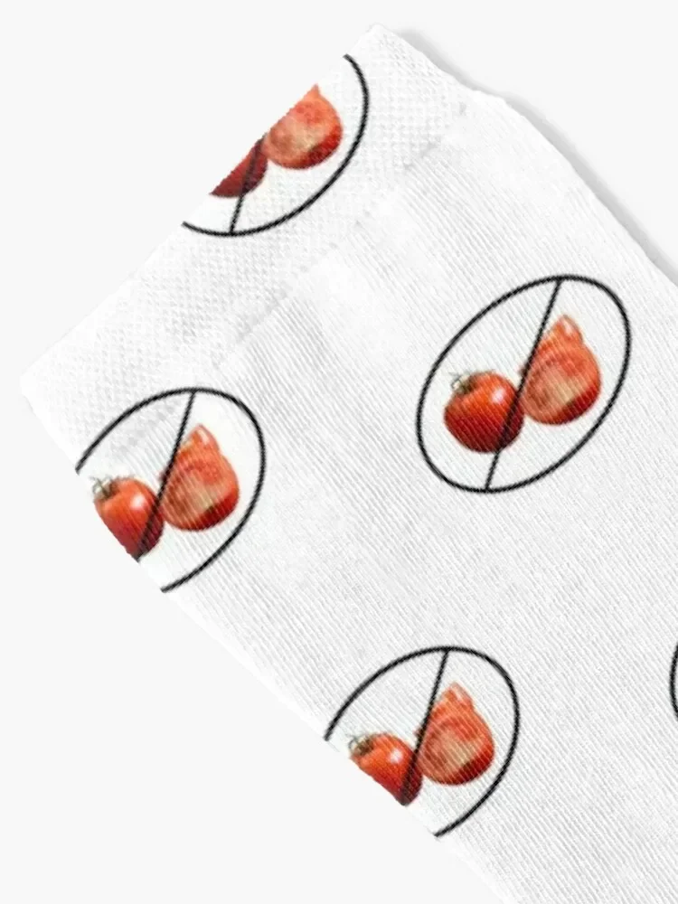 I don't like tomatoes, funny tomato haters sign Socks winter kids Socks For Men Women's