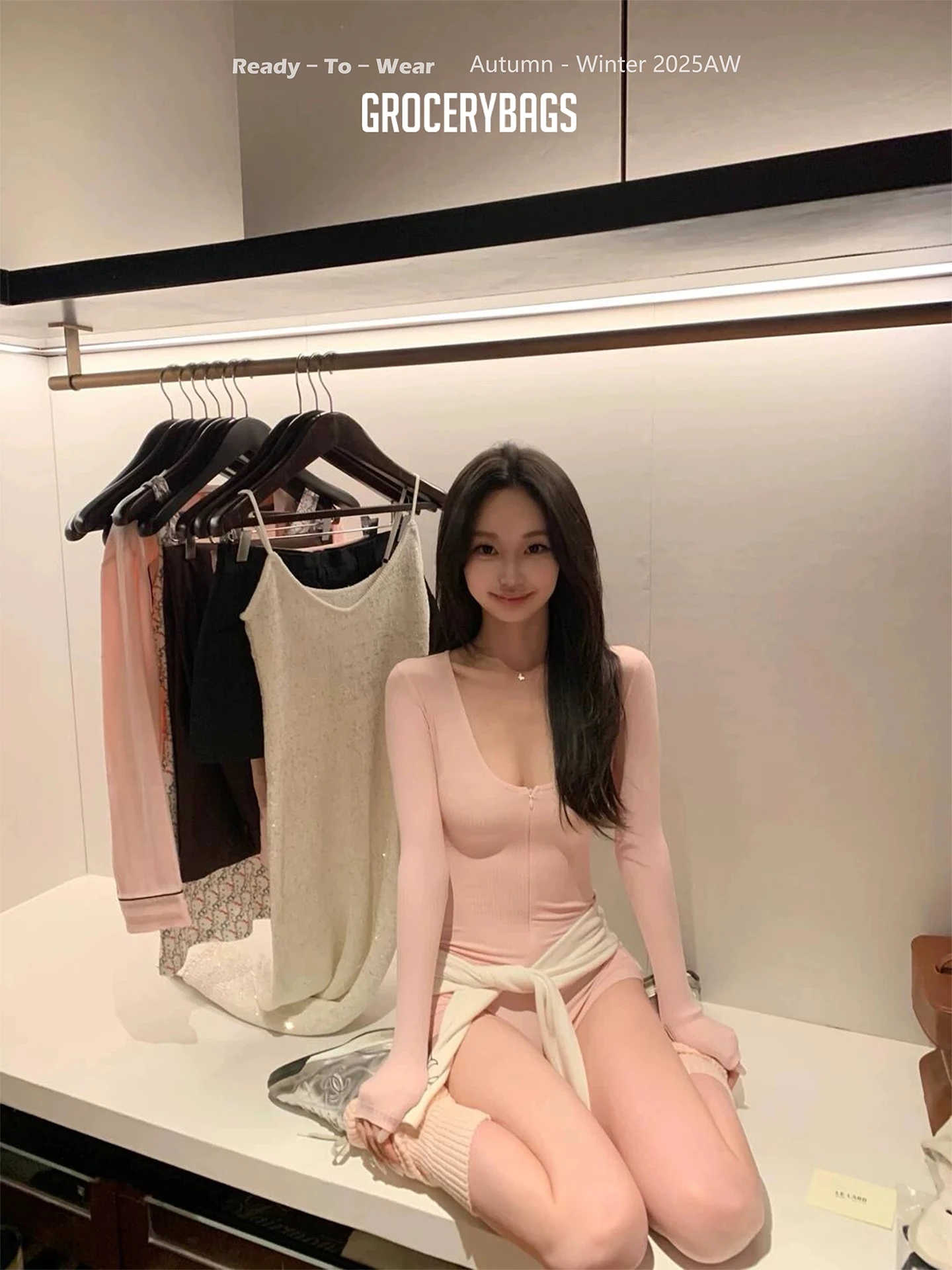 

Slimming Top And Pants Set CERYBAGS Home Wear a Waist Design Cotton Blend Comfortable Commute Sle Bal Trend