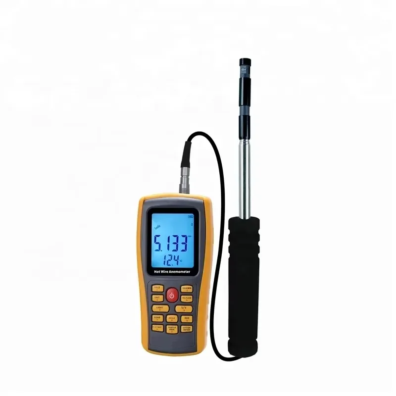 High Sensitivity Handheld Wind Speed Indicator Measuring Anemometer for Hot Line Anemometer