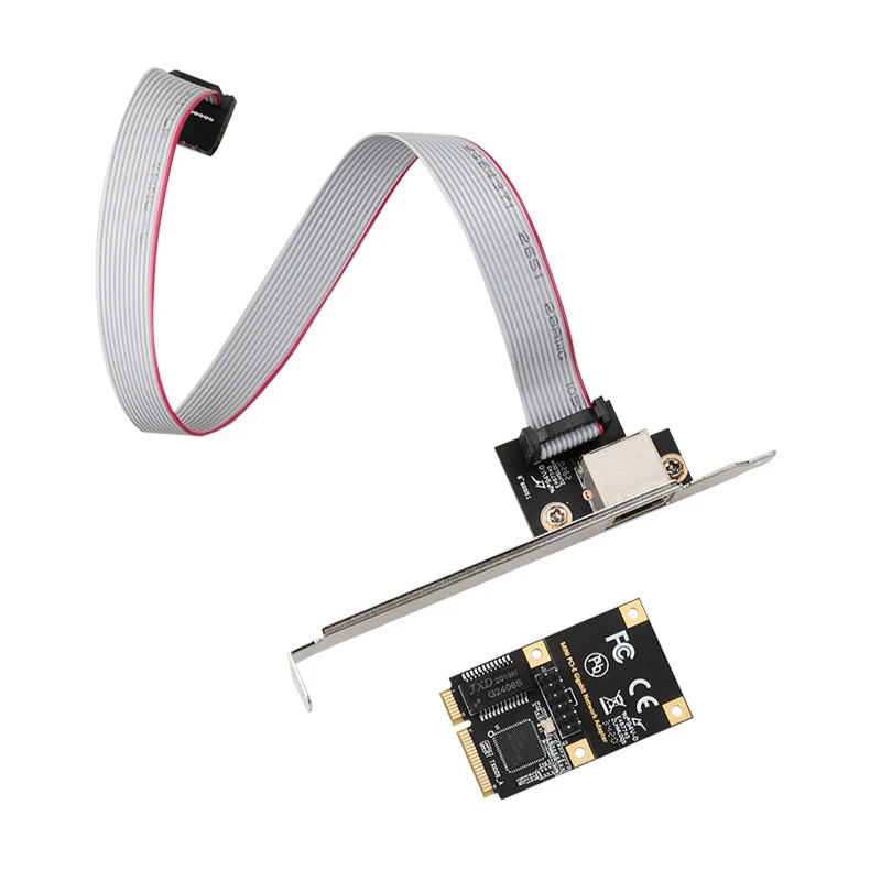 ミニPCIE-LANカード,RJ-45 LANアダプター,ギガビットネットワークカード,イーサネット,10 mbps,100 mbps,1000mbps,デスクトップ用