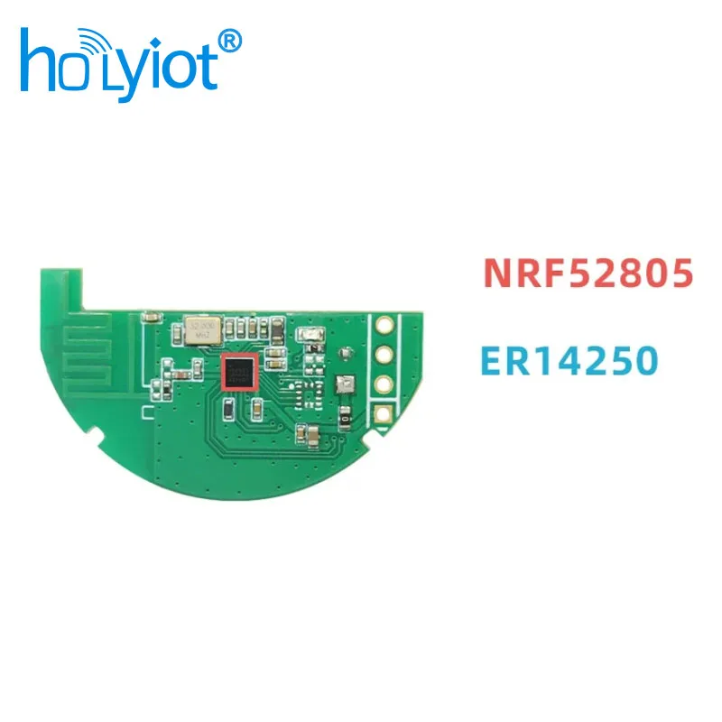 Holyiot 대용량 배터리 블루투스 비콘, 저전력 소비 모듈, IoT 실내 추적 비콘, nRF52805 BLE 센서