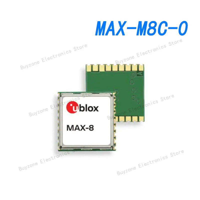 

MAX-M8C-0 GNSS / GPS Modules u-blox M8 GNSS moduleROM, crystalLCC, 9.7x10 mm, 500 pcs/reel