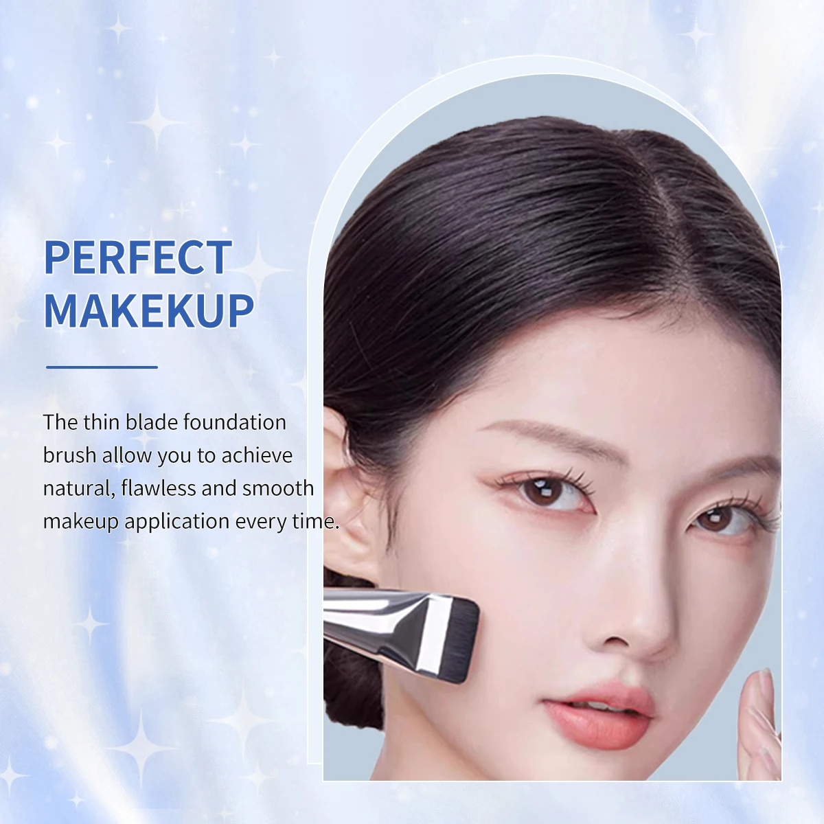 Brocha de maquillaje de base ultrafina OVW para aplicador de cosméticos de acabado perfecto