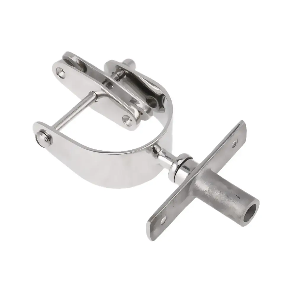 

Marine Grade Stainless Steel Boat Rowlock Oar Lock Horns Silver Fittings for Lifeboat Raft Yacht