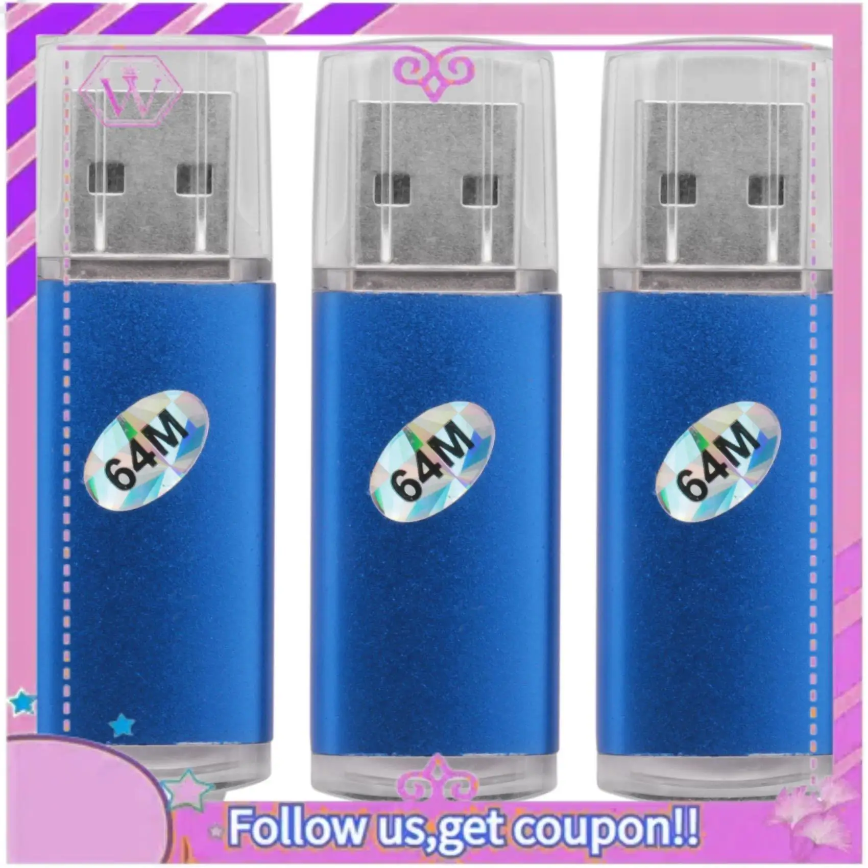 3X 64MB Usb 2.0 Fla…