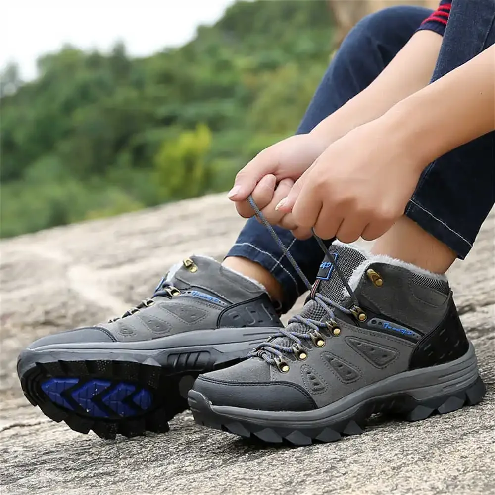 

Gray Size 39 Sports Shoes Child Summer Hiking Boots Men's Mountain Shoes Sneakers Gifts Sabot High-level Cosplay Nice