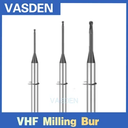 5Pcs DC Coated VHF K4 K5 35mm 40mm Milling Burs CAD CAM Cutter Tool Zirconia Block Bur Diamond Coating Dental Milling Burs