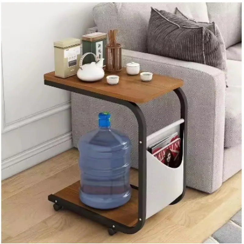 Nordic Simple Movable Coffee Side Tables Living Room Furniture Small Bedroom Bedside Chinese Style