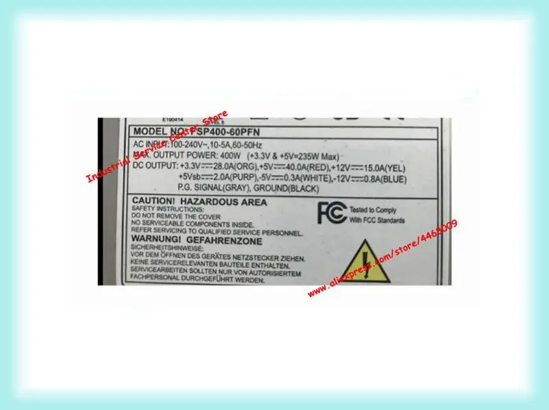 

Оригинальный модуль FSP400-60PFN протестирован