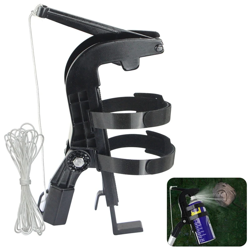 

A25F-Sprays Can Extension Pole Adaptor Sprayer Extension Pole Adaptor Adjustable Angle Sprays Extender Adjustment Bracket