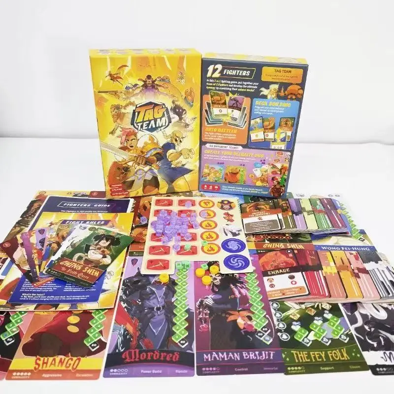 Tag Team - Card Game | fast-paced duel , surprising twists and spectacular actions  |  Tactical Deck Strategy Building Games