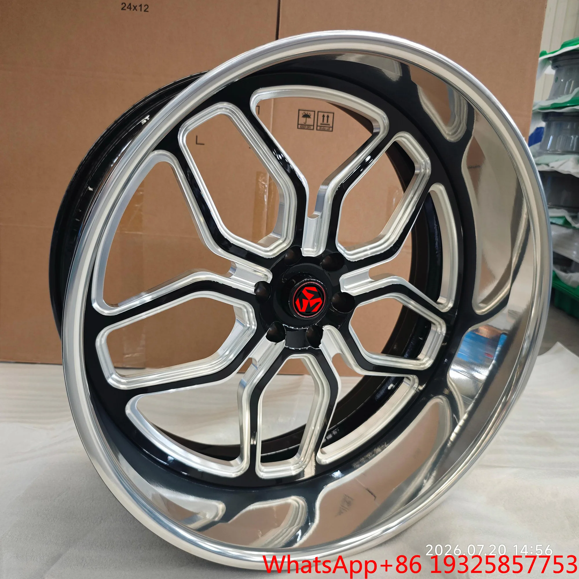 SJ Forged 15x10 17x4.5 18x5 Inch Gloss Black Street Drag Racing Wheels 5x114.3 5x120 Rims for Muscle Cars